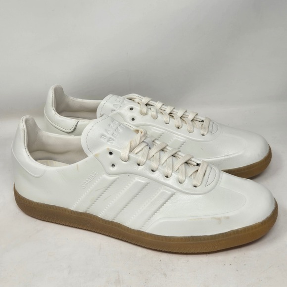 adidas Other - Adidas Samba Barneys New York White Leather Gum Sole Mens Sneakers Size 8